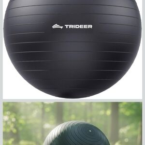 Black Exercise Ball